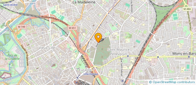 localisation de l'entreprise SOCIETE CIVILE IMMOBILIERE LE BALLON à LA MADELEINE