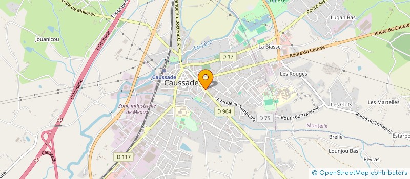 localisation de l'entreprise SOCIETE CIVILE IMMOBILIERE LE BASSIN  CAUSSADE