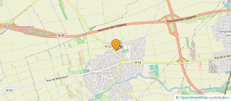 localisation de l'entreprise SOCIETE CIVILE IMMOBILIERE LE BISCHOFF  GEISPOLSHEIM