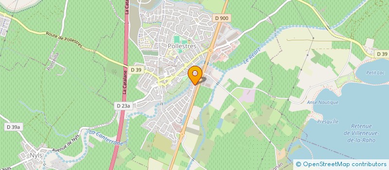 localisation de l'entreprise SOCIETE CIVILE IMMOBILIERE LE BOUCLIER  POLLESTRES