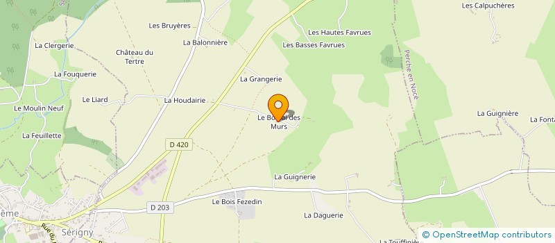 localisation de l'entreprise SOCIETE CIVILE IMMOBILIERE LE BOULAI DES MURS à BELFORET-EN-PERCHE