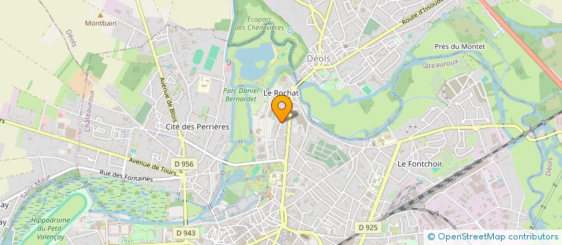 localisation de l'entreprise SOCIETE CIVILE IMMOBILIERE LE BREUIL  CHATEAUROUX