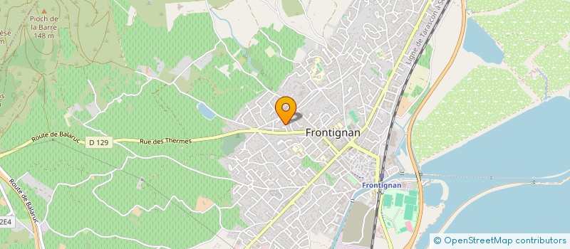 localisation de l'entreprise SOCIETE CIVILE IMMOBILIERE LE CARBET à FRONTIGNAN