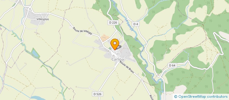 localisation de l'entreprise SOCIETE CIVILE IMMOBILIERE LE CARLIPA  CARLIPA