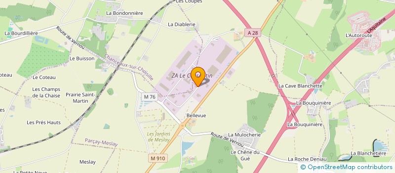 localisation de l'entreprise SOCIETE CIVILE IMMOBILIERE LE CASSANTIN  PARCAY-MESLAY