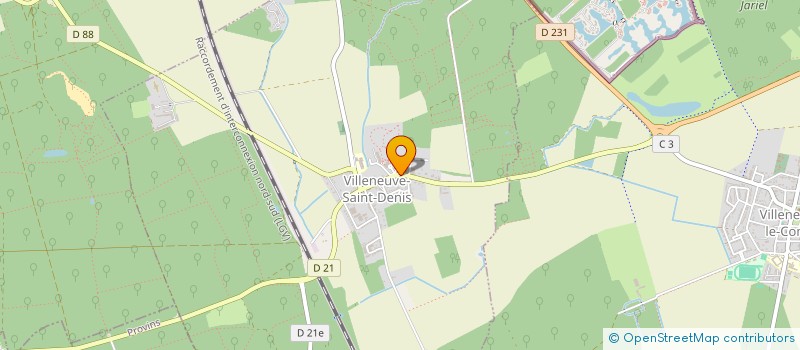 localisation de l'entreprise SOCIETE CIVILE IMMOBILIERE LE CASTOR DE POMPONNE  VILLENEUVE-SAINT-DENIS