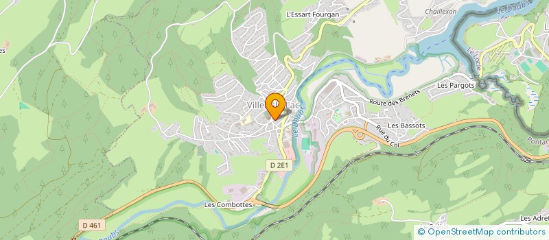 localisation de l'entreprise SOCIETE CIVILE IMMOBILIERE LE CERNEMBERT  VILLERS-LE-LAC