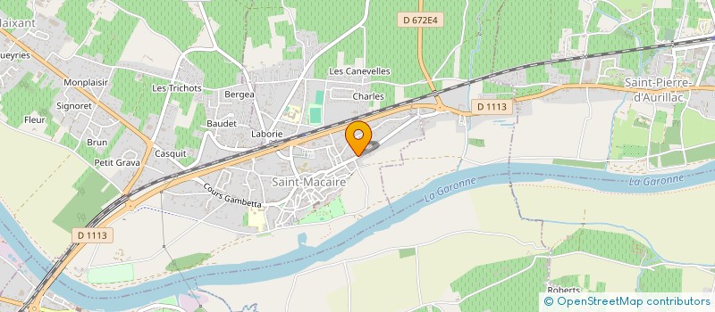 localisation de l'entreprise SOCIETE CIVILE IMMOBILIERE LE CHAI DE LA SAINTE  SAINT-MACAIRE