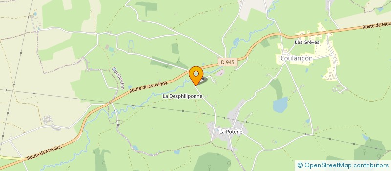 localisation de l'entreprise SOCIETE CIVILE IMMOBILIERE LE CHAMP DE LA RIVIERE  COULANDON