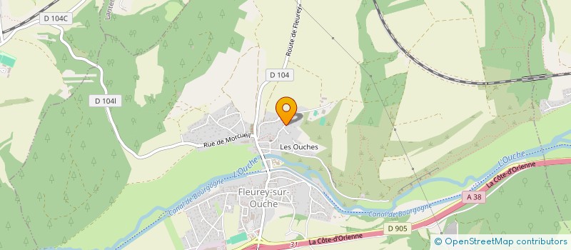 localisation de l'entreprise SOCIETE CIVILE IMMOBILIERE LE CHATEAU DE MARLIENS  FLEUREY-SUR-OUCHE