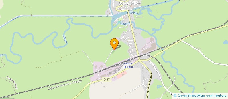 localisation de l'entreprise SOCIETE CIVILE IMMOBILIERE LE CHAZEAU  CERCY-LA-TOUR