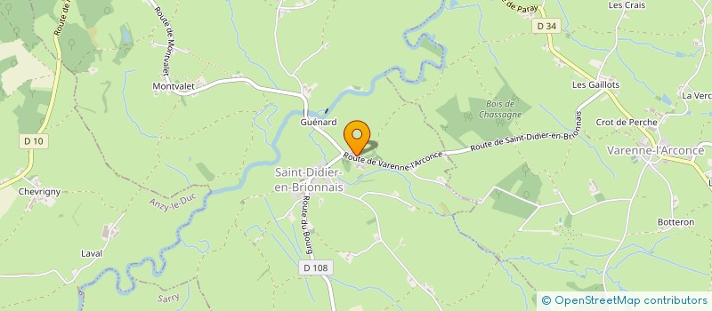 localisation de l'entreprise SOCIETE CIVILE IMMOBILIERE LE CLAU MARIE  LIGNY-EN-BRIONNAIS