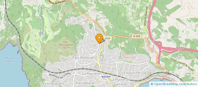 localisation de l'entreprise SOCIETE CIVILE IMMOBILIERE LE CLOS  BANDOL