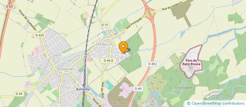 localisation de l'entreprise SOCIETE CIVILE IMMOBILIERE LE CLOS D'ARMAND  FELDKIRCH