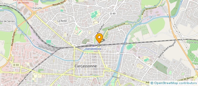 localisation de l'entreprise SOCIETE CIVILE IMMOBILIERE LE CLOS DE L'ESTRADE à CARCASSONNE