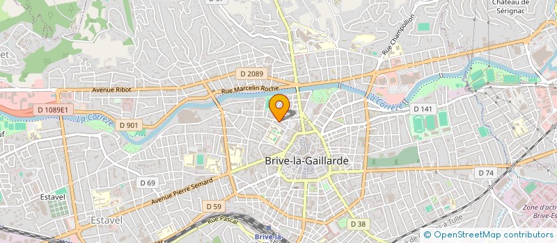 localisation de l'entreprise SOCIETE CIVILE IMMOBILIERE LE CLOS DOMENAT  BRIVE-LA-GAILLARDE