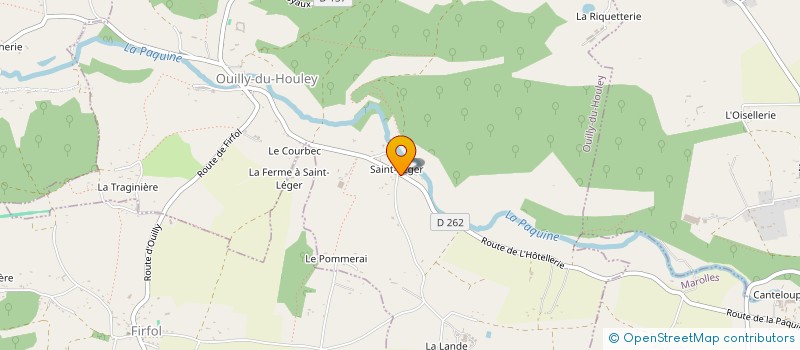 localisation de l'entreprise SOCIETE CIVILE IMMOBILIERE LE CLOS DU HOULEY  OUILLY-DU-HOULEY