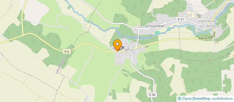 localisation de l'entreprise SOCIETE CIVILE IMMOBILIERE LE COLIBRI à BELLOT