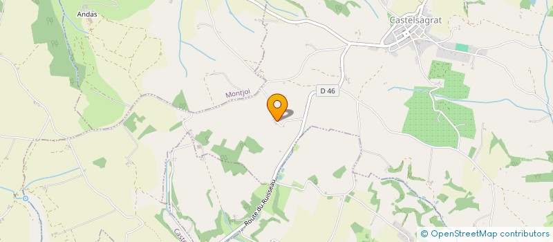 localisation de l'entreprise SOCIETE CIVILE IMMOBILIERE LE COTEAU  CASTELSAGRAT