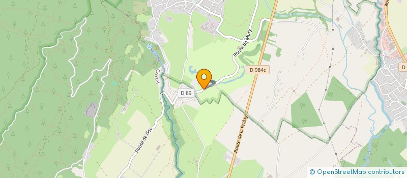 localisation de l'entreprise SOCIETE CIVILE IMMOBILIERE LE CREUX DE NAZ  ECHENEVEX