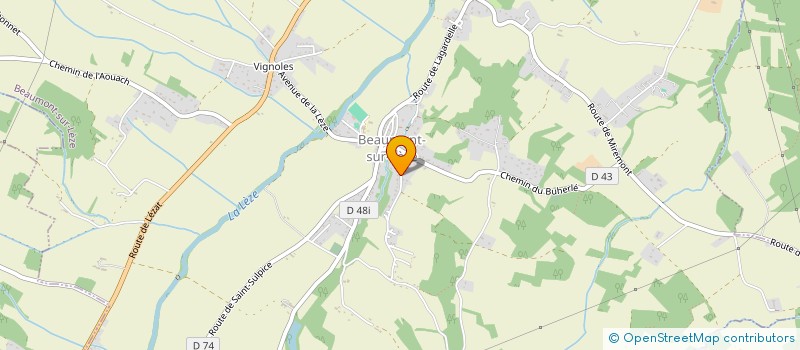 localisation de l'entreprise SOCIETE CIVILE IMMOBILIERE LE DONNE BIGE  BEAUMONT-SUR-LEZE