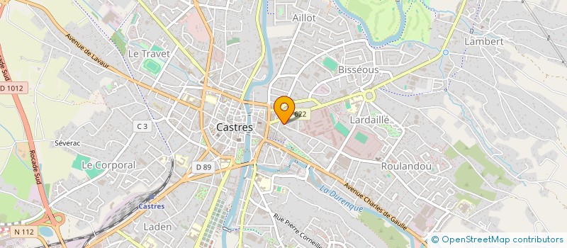 localisation de l'entreprise SOCIETE CIVILE IMMOBILIERE LE DRUIDE  CASTRES