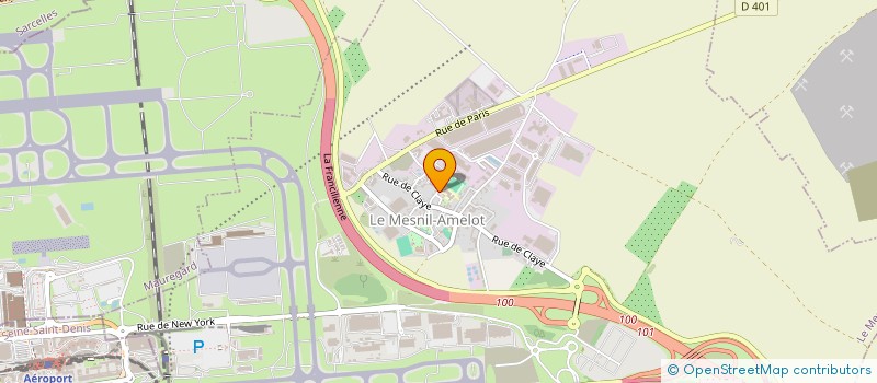 localisation de l'entreprise SOCIETE CIVILE IMMOBILIERE LE DUC.  LE MESNIL-AMELOT