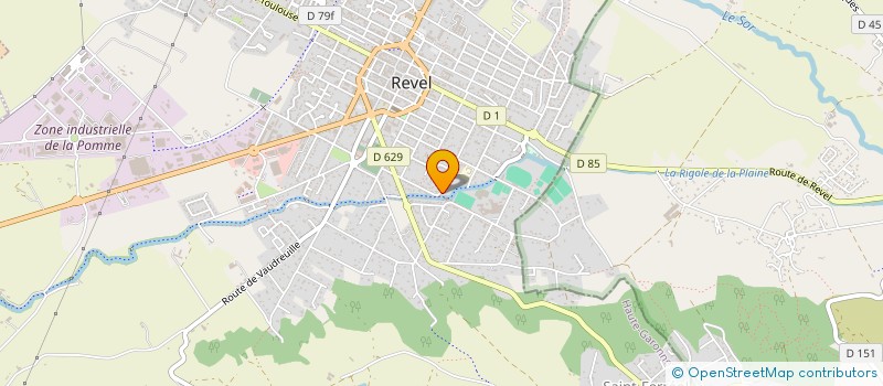 localisation de l'entreprise SOCIETE CIVILE IMMOBILIERE LE FONTENOU  REVEL