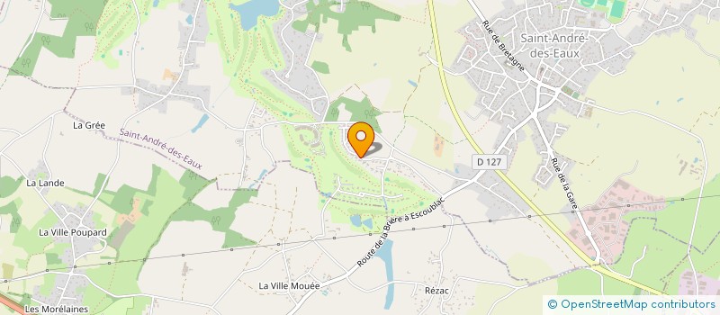 localisation de l'entreprise SOCIETE CIVILE IMMOBILIERE LE GUELIZ  SAINT-ANDRE-DES-EAUX