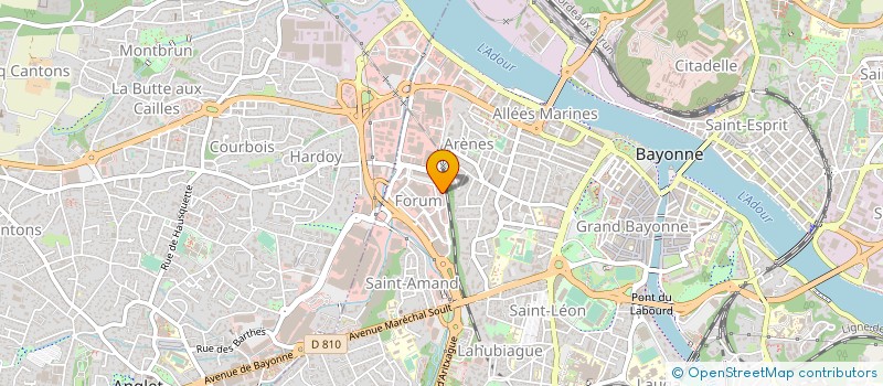 localisation de l'entreprise SOCIETE CIVILE IMMOBILIERE LE MARENSIN à BAYONNE