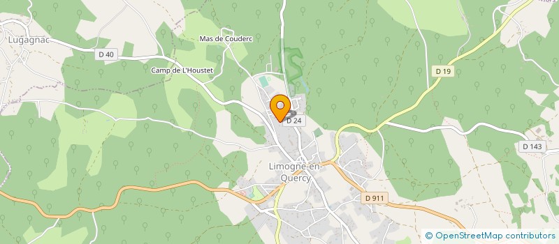 localisation de l'entreprise SOCIETE CIVILE IMMOBILIERE LE MAS DE COUDERC  LIMOGNE-EN-QUERCY