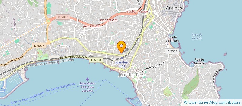 localisation de l'entreprise SOCIETE CIVILE IMMOBILIERE LE MAS ROSE à ANTIBES