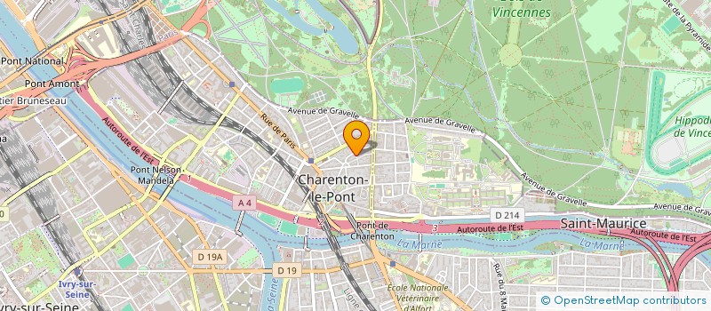 localisation de l'entreprise SOCIETE CIVILE IMMOBILIERE LE MOEL MORICE  CHARENTON-LE-PONT