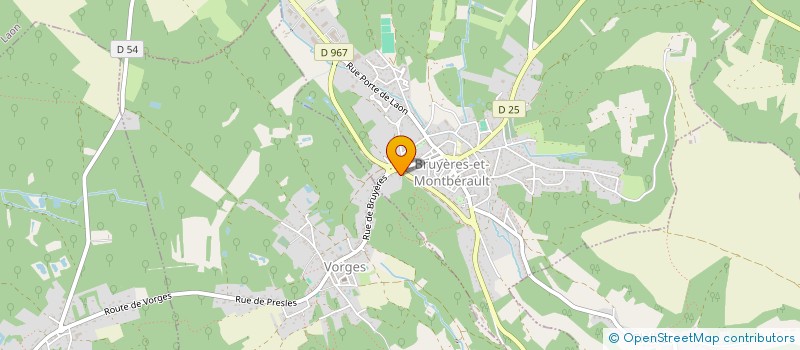localisation de l'entreprise SOCIETE CIVILE IMMOBILIERE LE MONT PIGEON à BRUYERES-ET-MONTBERAULT
