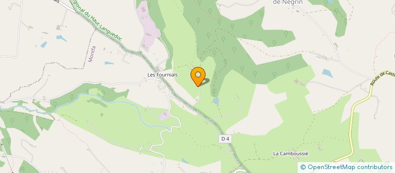 localisation de l'entreprise SOCIETE CIVILE IMMOBILIERE LE MOULIN  MONTREDON-LABESSONNIE