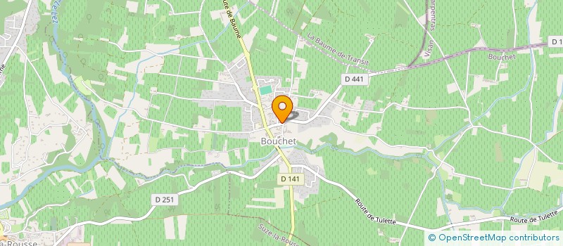 localisation de l'entreprise SOCIETE CIVILE IMMOBILIERE LE NOMADE EN PROVENCE  BOUCHET