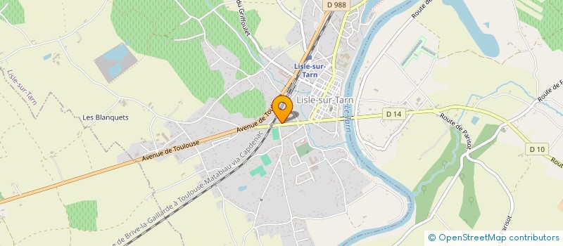 localisation de l'entreprise SOCIETE CIVILE IMMOBILIERE LE PAL à LISLE-SUR-TARN