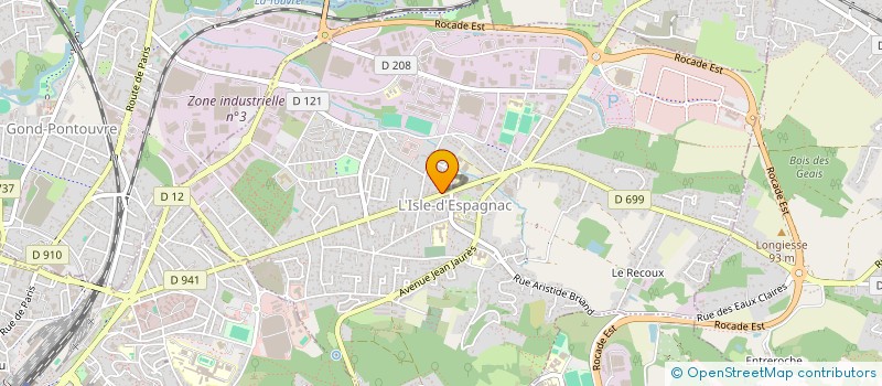 localisation de l'entreprise SOCIETE CIVILE IMMOBILIERE LE PALET à ANGOULEME