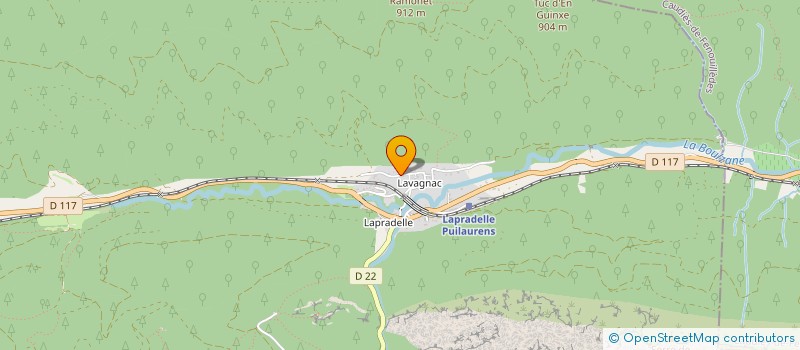 localisation de l'entreprise SOCIETE CIVILE IMMOBILIERE LE PARADIS DES BAMBOUS  PUILAURENS