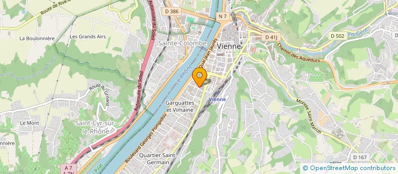 localisation de l'entreprise SOCIETE CIVILE IMMOBILIERE LE PATIO  VIENNE