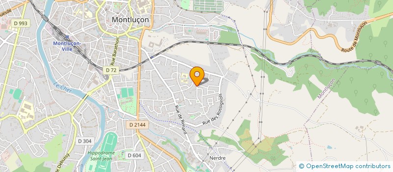 localisation de l'entreprise SOCIETE CIVILE IMMOBILIERE LE PATURAIL BONTEMPS à MONTLUCON