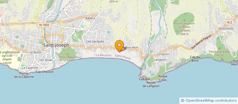 localisation de l'entreprise SOCIETE CIVILE IMMOBILIERE LE PENINSULA à SAINT-JOSEPH