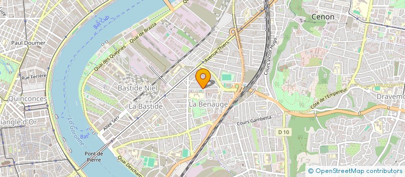 localisation de l'entreprise SOCIETE CIVILE IMMOBILIERE LE PETIT CARDINAL  BORDEAUX