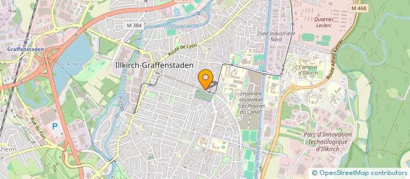 localisation de l'entreprise SOCIETE CIVILE IMMOBILIERE LE PETIT PRINCE  ILLKIRCH-GRAFFENSTADEN