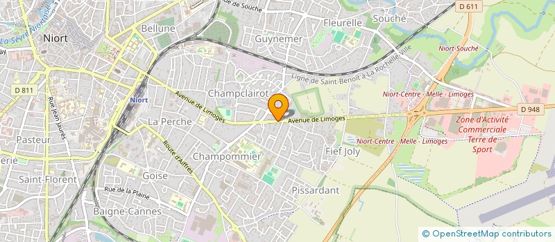 localisation de l'entreprise SOCIETE CIVILE IMMOBILIERE LE PHARE  NIORT