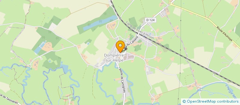 localisation de l'entreprise SOCIETE CIVILE IMMOBILIERE LE PHENIX G.D.T.A  DOMPIERRE-SUR-HELPE