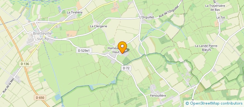 localisation de l'entreprise SOCIETE CIVILE IMMOBILIERE LE PIGEONNIER  BRETTEVILLE-SUR-AY