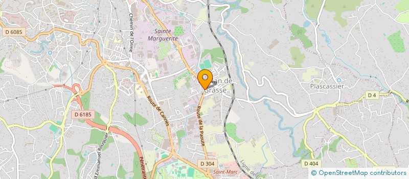 localisation de l'entreprise SOCIETE CIVILE IMMOBILIERE LE PLAN  GRASSE
