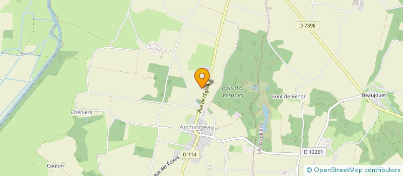 localisation de l'entreprise SOCIETE CIVILE IMMOBILIERE LE POTEAU  ANNEZAY