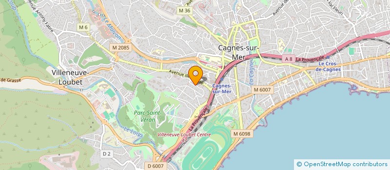 localisation de l'entreprise SOCIETE CIVILE IMMOBILIERE LE POTIRON BLEU à CAGNES-SUR-MER